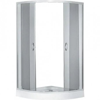 Экран ERLIT 1/4 круга 90х90х26 Экран ERLIT 1/4 круга 90х90х26