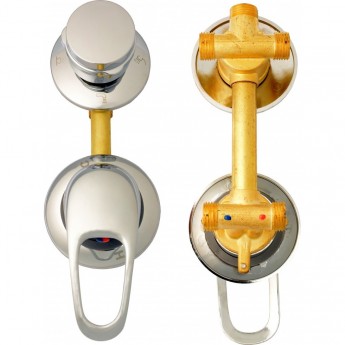 Смеситель ERLIT 3-х режимный 100 мм в сборе на резьбе 1/2 дюйма