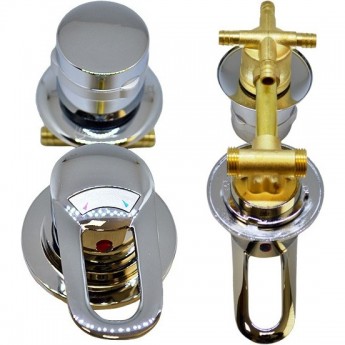 Смеситель ERLIT для душевой кабины 4-х режимный 100 мм в сборе выводы под хомут Смеситель ERLIT для душевой кабины 4-х режимный 100 мм в сборе выводы под хомут